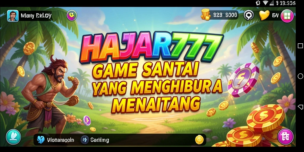 Screenshot gameplay HAJAR777 menunjukkan keseruan bermain dan interaksi sosial.