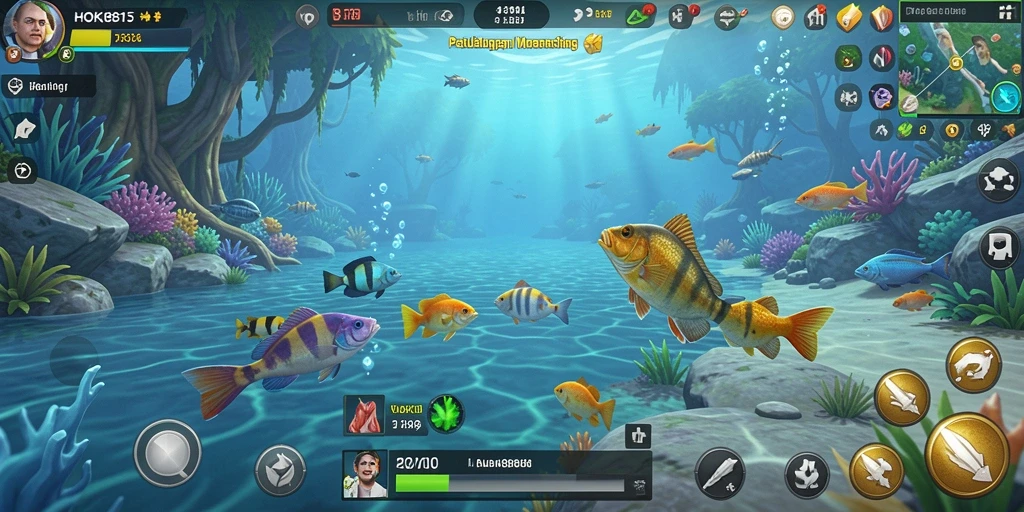 Tangkapan ikan yang luar biasa dalam gameplay HOKI8815.