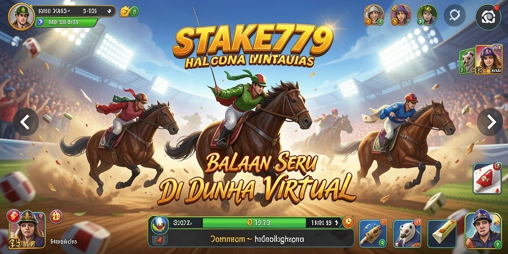 Tampilan gameplay STAKE779 yang mendebarkan selama balapan.