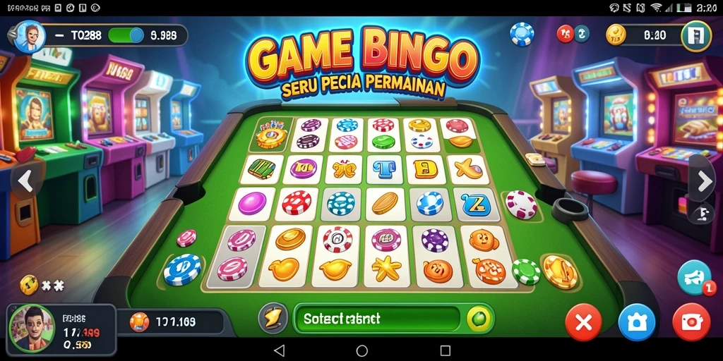 Tampilan gameplay Bingo yang seru dan interaktif di TO288.