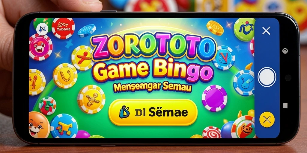 Tampilan gameplay seru di ZOROTOTO dengan kartu Bingo yang menarik.
